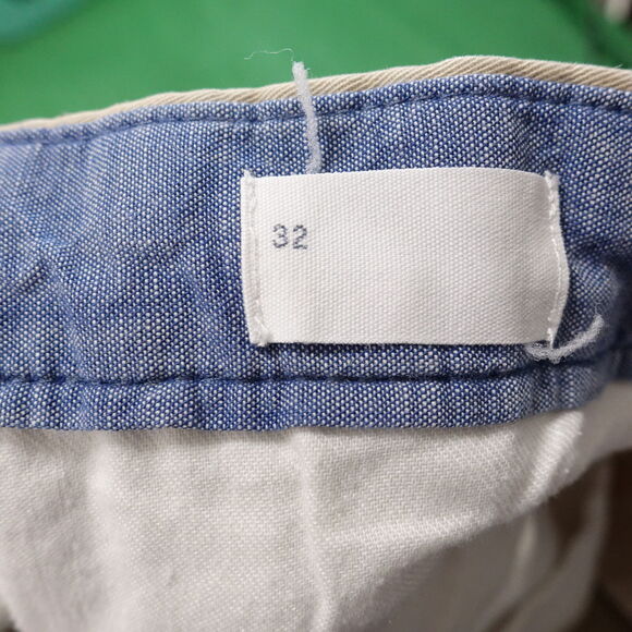 GAP BEIGE TAN KHAKI CHINO SHORTS MENS SIZE 32 - Picture 6 of 7